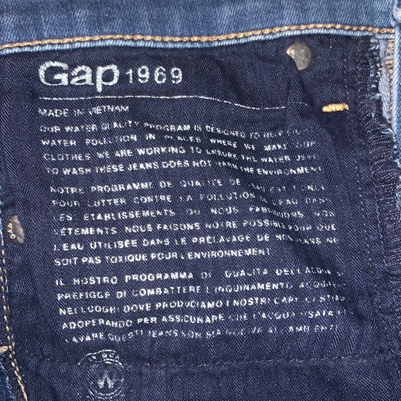 GAP 1969 Sz 29R high rise skinny jeans medium wash jeans - Picture 13 of 14